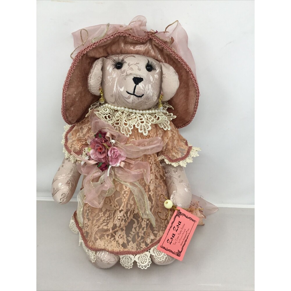 Show Stoppers Tea Time Party Series Zsa Zsa Bear By Florence Maranuk W/Tag 17"